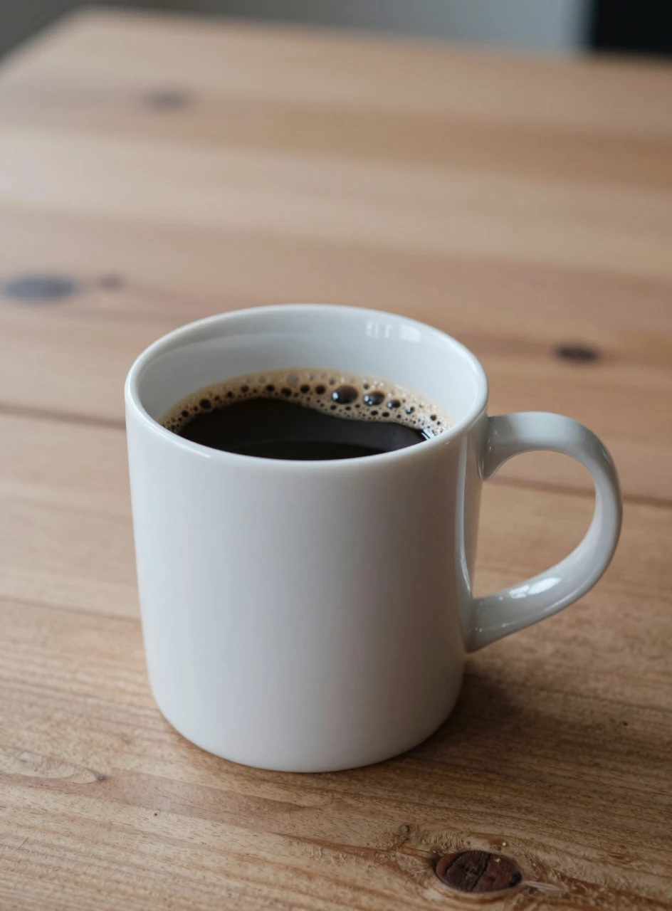 ZSky AI output: white ceramic coffee mug