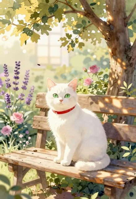 A serene, high-fidelity digital painting rendered in the style of a delicate watercolor illustration with soft, bleeding…