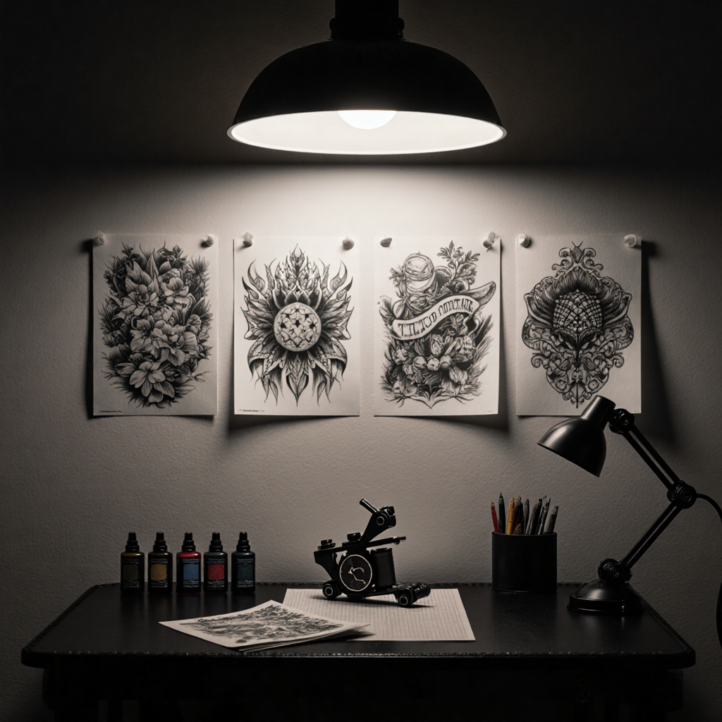 AI Art for Tattoo Artists: Flash & Mockups — ZSky AI
