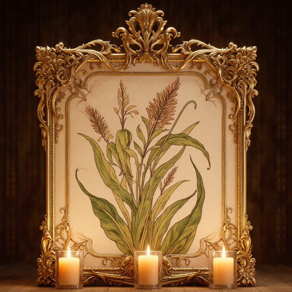 elegant Art Nouveau botanical illustration in Mucha style — ZSky AI