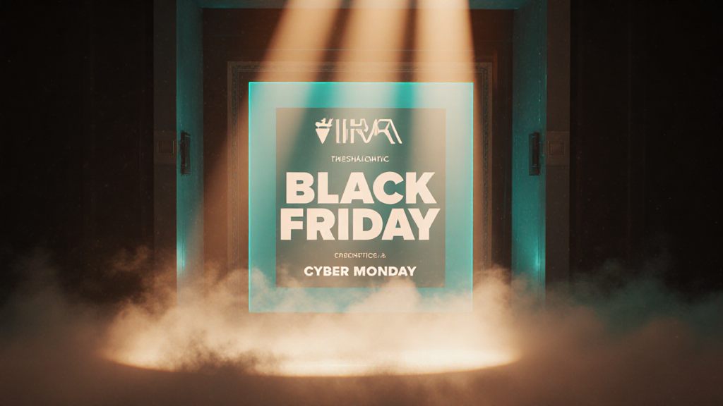 AI Black Friday Ad Graphics & Cyber Monday Visuals - ZSky AI blog illustration