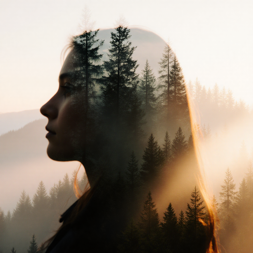 Ai Double Exposure Effect