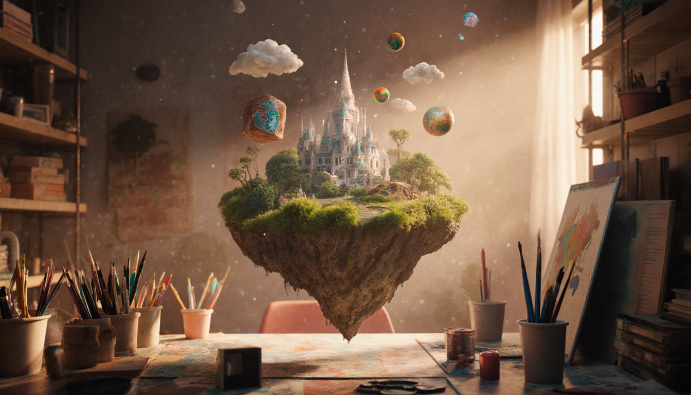 Ai Floating Island Prompts