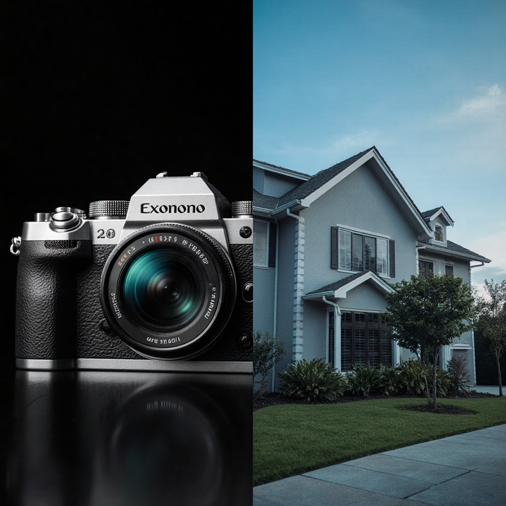 AI-generated cost comparison between traditional and AI real estate photography