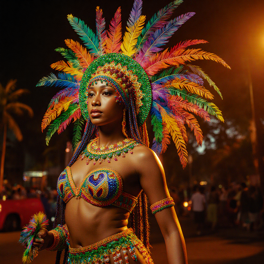 vibrant Brazilian carnival-inspired AI art collage — ZSky AI