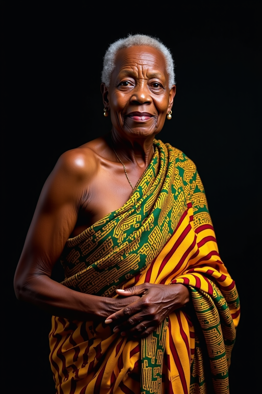 AI-generated photorealistic portrait with traditional clothing — ZSky AI