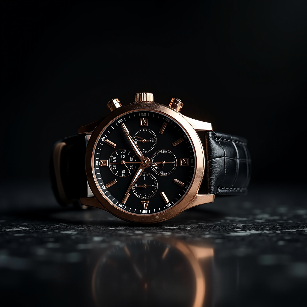 AI-generated luxury watch product photography — ZSky AI