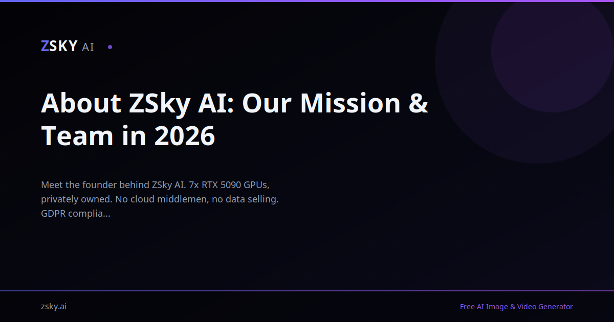 About ZSky AI — Made by Artists for Artists | Aphantasia Founder