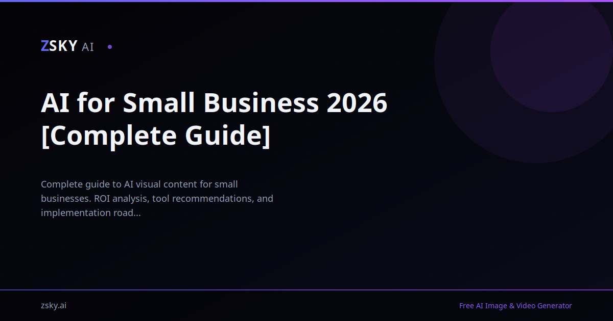 AI for Small Business: 2026 Adoption Report & ROI Data
