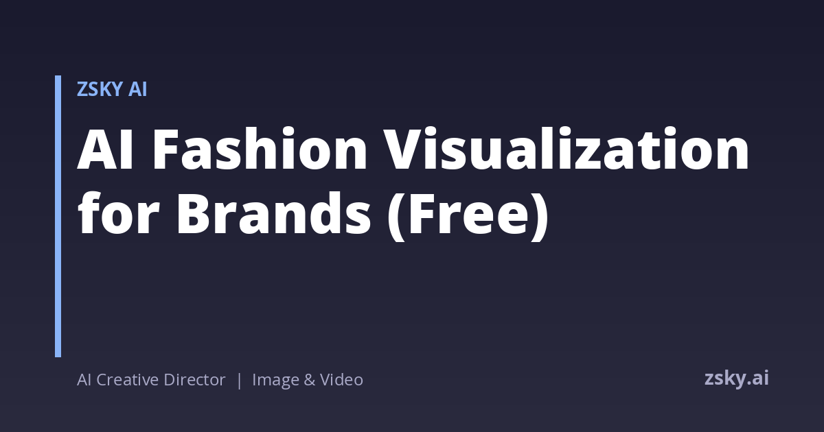 Feature Visualization Fashion AI Fashion Visualization for Brands (Free) | ZSky AI