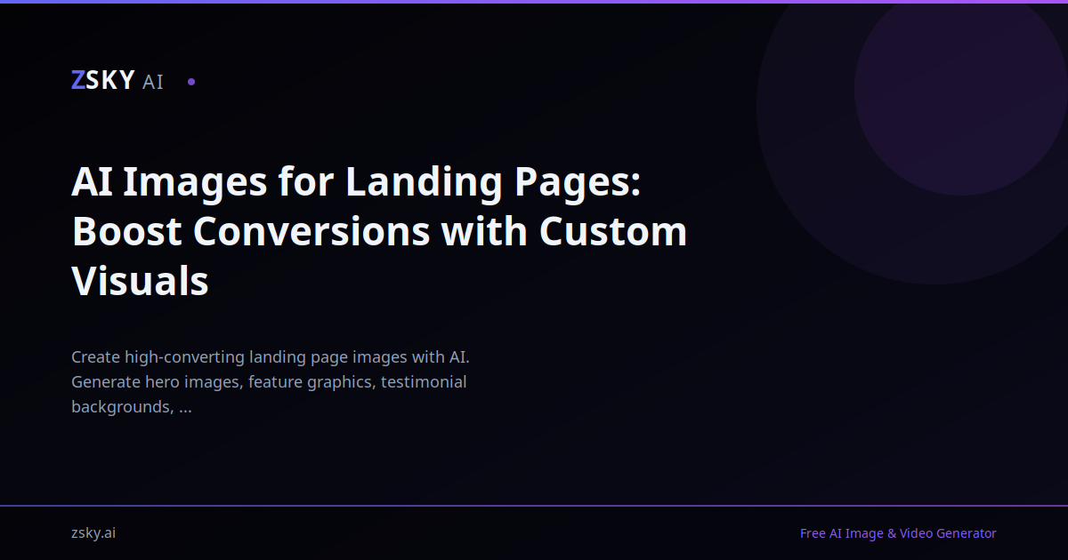 AI Images for Landing Pages: Boost Conversions with Custom Visuals ...