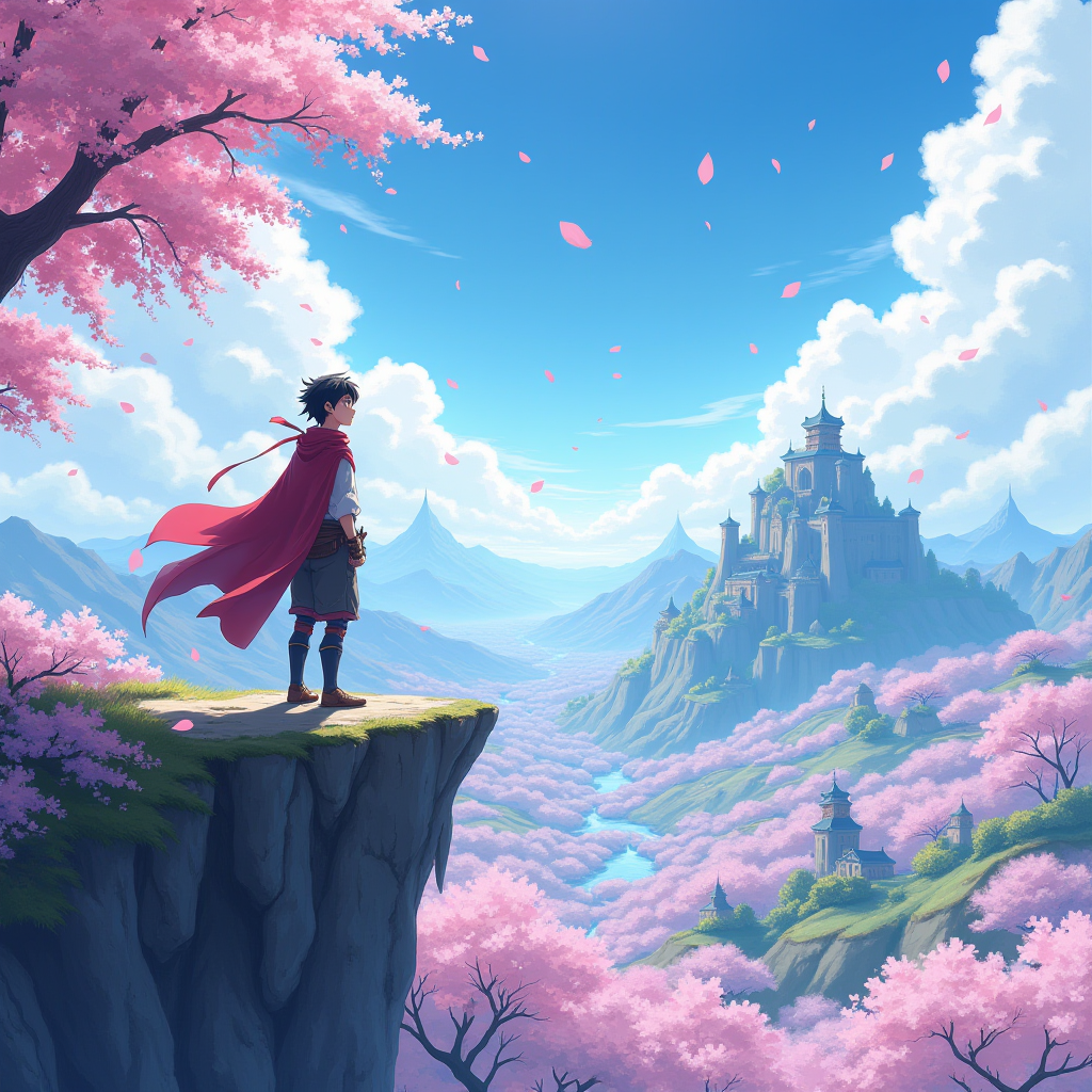 AI anime character illustration created with ZSky AI