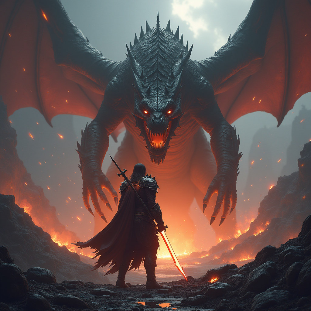 AI gaming concept art with fantasy scene created with ZSky AI